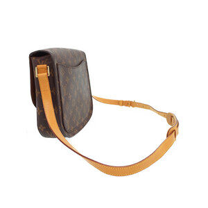 Louis Vuitton Saint Bag Monogram Cloud Brown Leather Shoulder